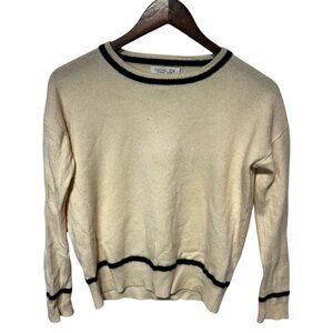 Rachel Zoe 100% Cashmere Sweater Cream Size Small
